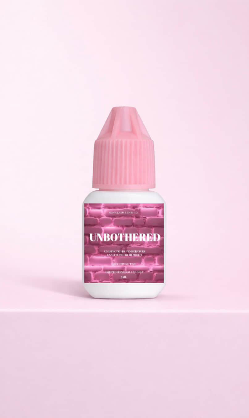 UNAFFECTED BY TEMPERATURE OR HUMIDITY Unbothered Adhesive .5 sec Oil Proof & Water Resistant