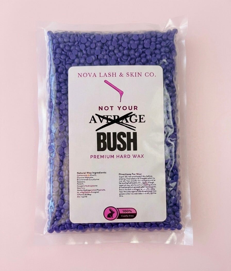 “Not your Average Bush” Premium Hard Wax 1.1 lbs Purple Reign